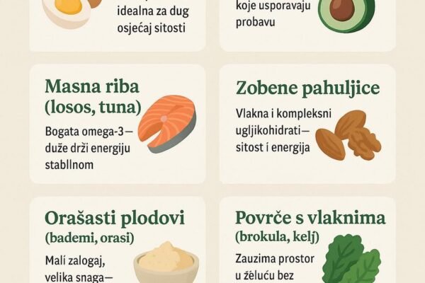 Namirnice koje će vas duže držati sitima