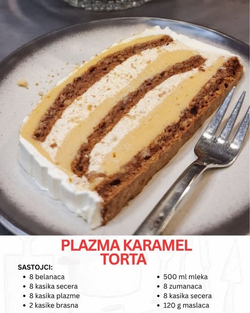 Za prave sladokusce: Plazma karamel torta koja se topi u ustima!