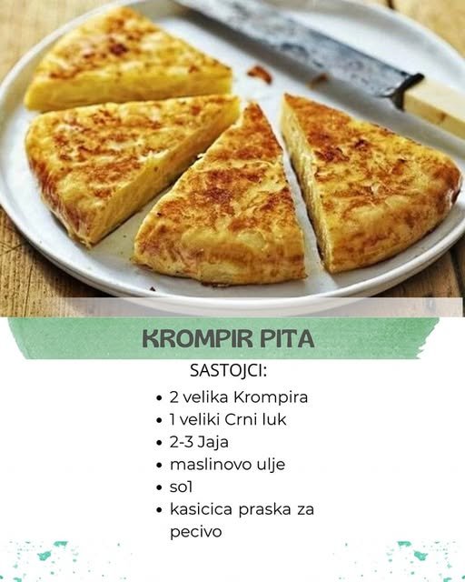 KROMPIR PITA: Hrskaviju i bolju od ove sigurno nećete probati!