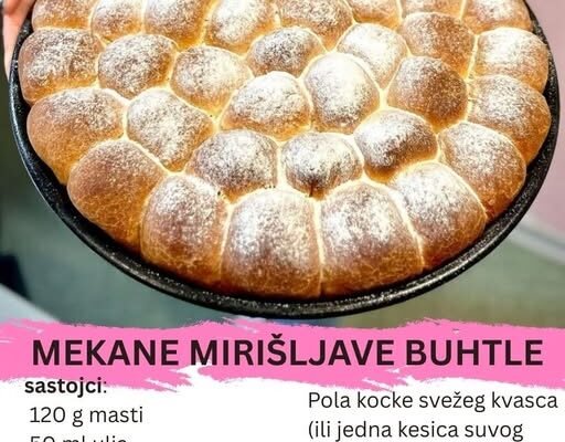 BUHTLE: “Recept prijateljice iz Austrije – lepše i ukusnije od krofni, prepune džema”