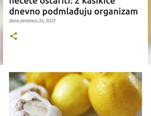 Uz ovaj prirodni lijek nikad nećete ostariti: 2 kašikice dnevno podmlađuju organizam