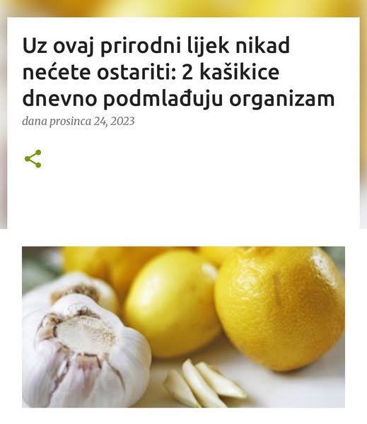 Uz ovaj prirodni lijek nikad nećete ostariti: 2 kašikice dnevno podmlađuju organizam