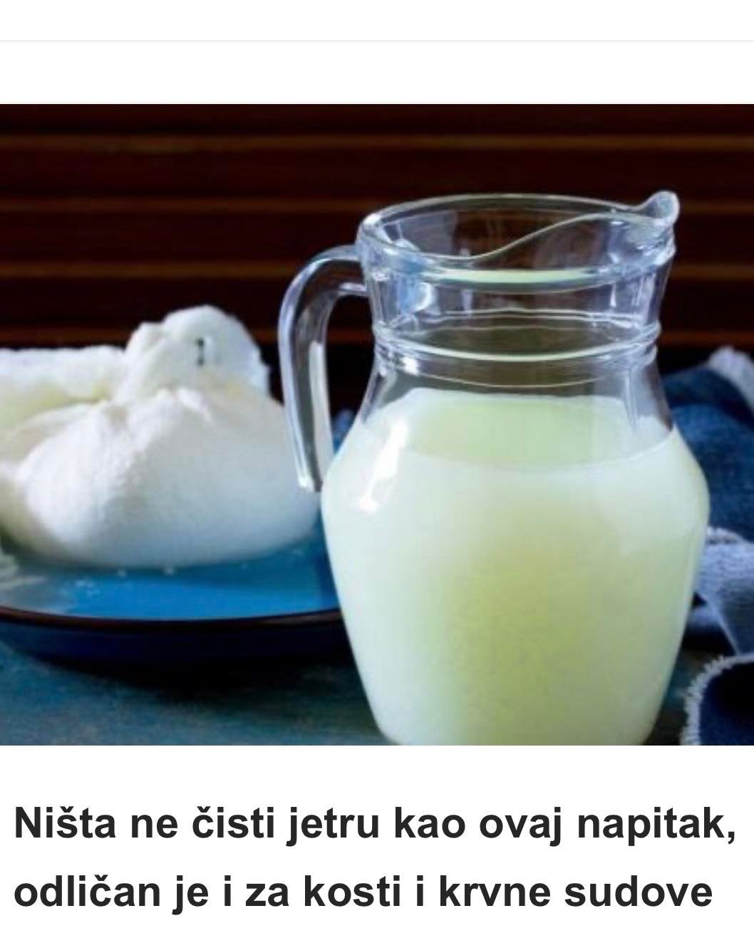 Ništa ne čisti jetru kao ovaj napitak, odličan je i za kosti i krvne sudove