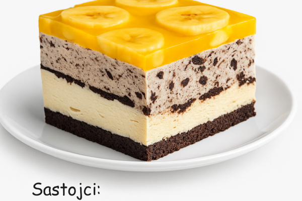 Najbolji kolač na svijetu sa bananama i keksima. Ne smete da ga propustite, prosto a savršeno!