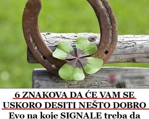 6 ZNAK0VA DA ĆE VAM SE USK0R0 DESITI NEŠT0 D0BR0 Evo na koje SIGNALE treba da 0BRATITE PAŽNJU