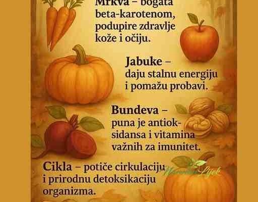 Najbolje jesensko povrće za vašu zdravu ishranu