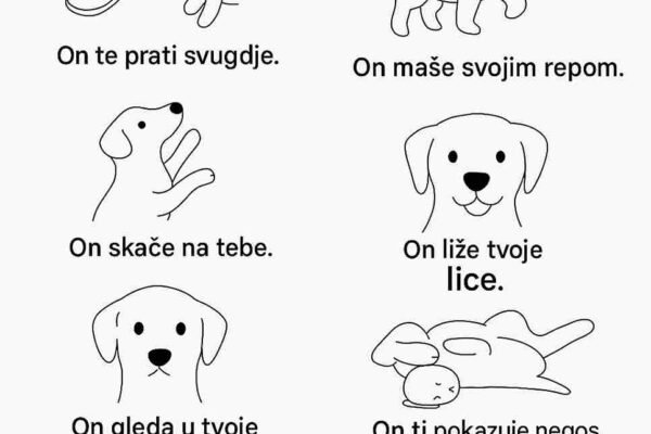 🐾 Kako znaš da te tvoj pas zaista voli 💙 Psi svoju ljubav ne pokazuju riječima, već ponašanjem, odanošću i vezom koju dijele s tobom. Evo nekoliko divnih znakova koji pokazuju da te tvoj krzneni prijatelj istinski voli 🐶✨ 1️⃣ Prati te svuda – ne zato što je naporan, već zato što se uz tebe osjeća sigurno i sretno. 2️⃣ Donosi ti svoje igračke – njegov način da kaže: “Ti si moj omiljeni čovjek!” i da te pozove na igru. 3️⃣ Nasloni glavu na tebe – pokazuje povjerenje i duboku naklonost. 4️⃣ Uhvati te euforija kad se vratiš kući, čak i ako si bio odsutan samo nekoliko minuta – prava ljubav nikad ne blijedi. 5️⃣ Osjeća tvoje emocije – pas zna kad si tužan i pokušava te utješiti na svoj tihi, nježni način. 6️⃣ Spava blizu tebe – jer mu tvoja blizina pruža mir i sigurnost. 💫 Mali znakovi, ali ogromna ljubav. Tvoj pas te ne voli zbog onoga što imaš – voli te zato što si njegov svijet. 💙🐾