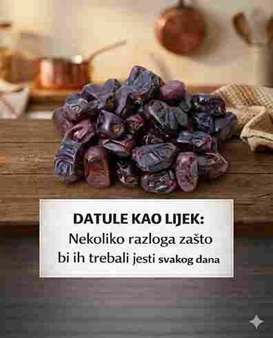 Važna napomena Iako su datule izuzetno zdrave, osobe s dijabetesom ili problemima s regulacijom šećera trebaju pratiti količinu. U kombinaciji sa uravnoteženom ishranom, datule mogu biti moćan saveznik zdravlja i energije.