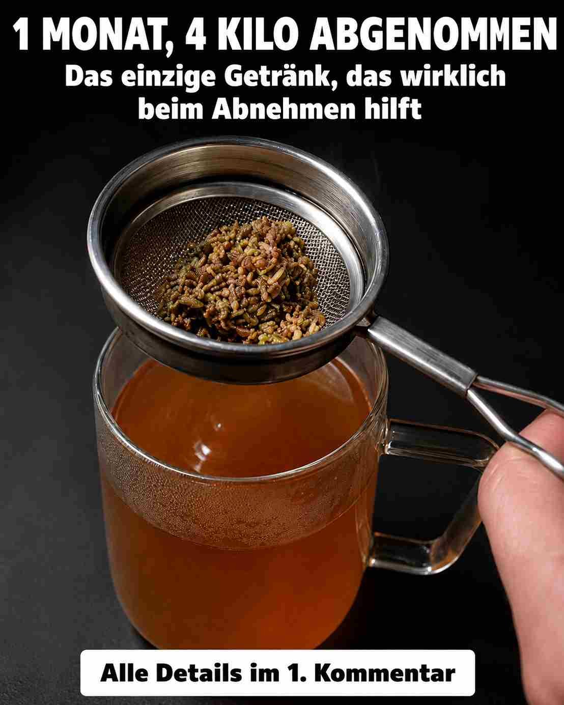 Zutaten 1 Tasse heißes Wasser (nicht kochend) 1 Beutel grüner Tee (oder 1 TL loser grüner Tee) 1,5 cm frischer Ingwer, gerieben Saft von ½ Zitrone 1 Prise Zimt (optional) ¼ TL roher Honig (optional) Zubereitung Grünen Tee und geriebenen Ingwer 3–4 Minuten in heißem Wasser ziehen lassen. Abseihen und kurz abkühlen lassen. Zitronensaft hinzufügen. Nach Wunsch Zimt und Honig einrühren. Langsam trinken – idealerweise 20–30 Minuten vor dem Frühstück. Warum dieses Getränk beliebt ist ✅ Unterstützt die Flüssigkeitszufuhr ✅ Kann das Sättigungsgefühl fördern ✅ Hilft dabei, zuckerhaltige Getränke zu ersetzen ✅ Enthält Antioxidantien aus grünem Tee ✅ Kann die Verdauung angenehm unterstützen Wichtig: Dieses Getränk verbrennt kein Fett. Eine nachhaltige Gewichtsabnahme entsteht durch eine ausgewogene Ernährung, regelmäßige Bewegung und ausreichend Schlaf.