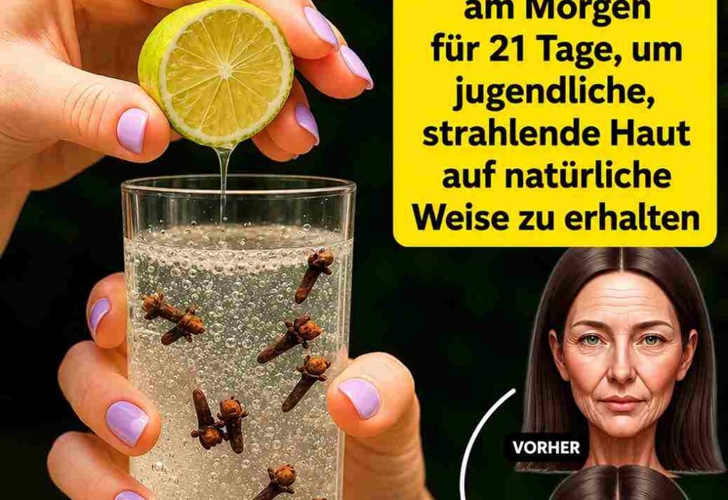Nelken-Zitronen-Kollagen-Drink: Für strahlende Haut und ein frisches Hautbild