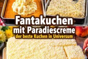 Fantakuchen mit Paradiescreme der beste Kuchen in Universum