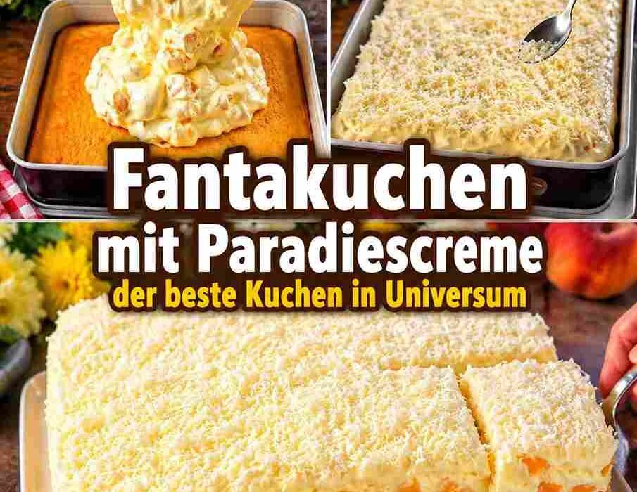 Fantakuchen mit Paradiescreme der beste Kuchen in Universum