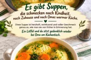 Omas Grießnockerlsuppe – wie früher ❤️