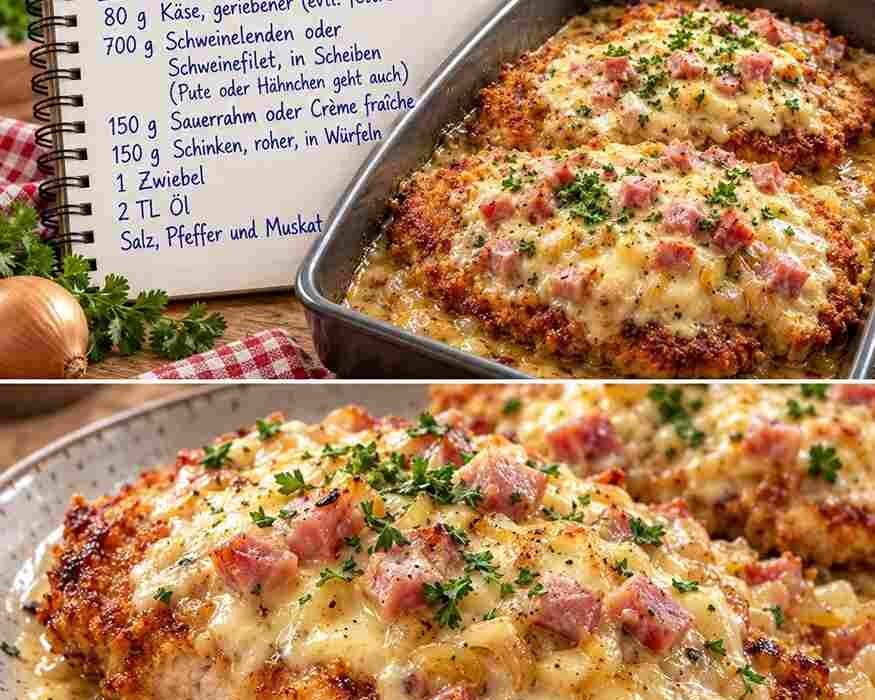 Elsässer Schnitzel – megasaftig und cremig