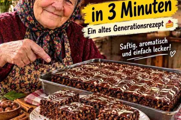 Gewürzkuchen in 3 Minuten – ein altes Generationsrezept 🍰✨