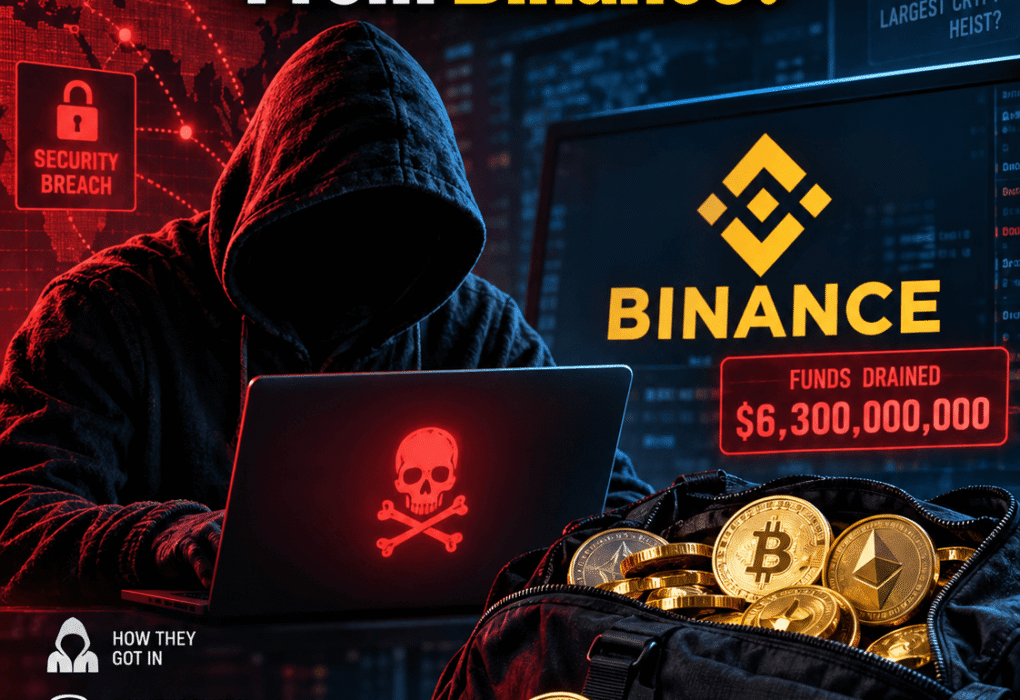 Binance $6.3 Billion Hack 2026 – Cryptocurrency Cyberattack and TraderTraitor Hackers Explained.
